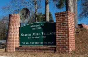 Slater Mill Village Sign