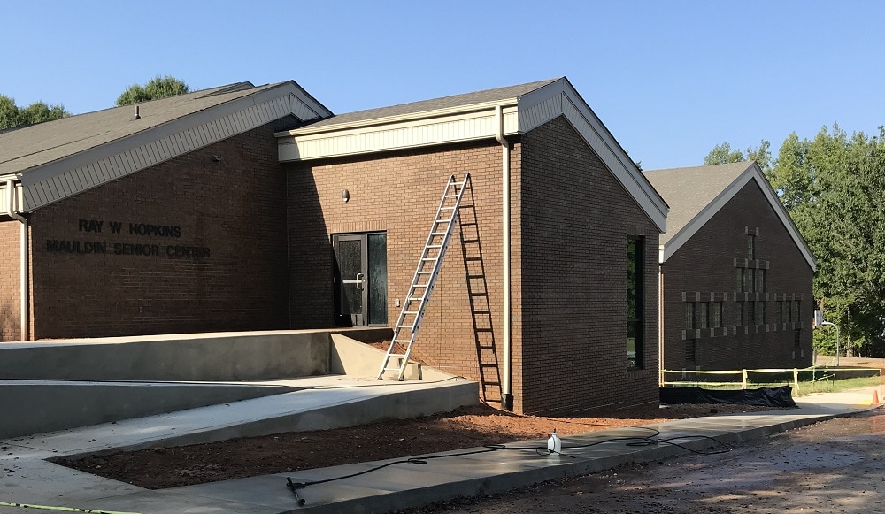 Mauldin Senior Center under construction